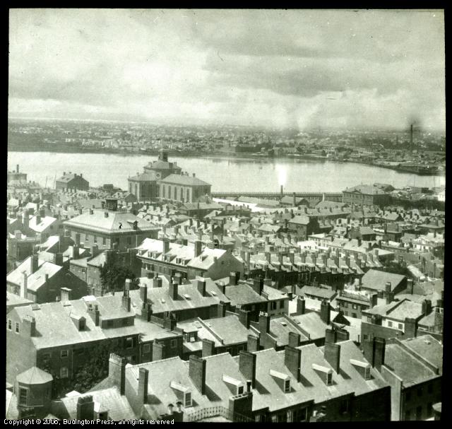 View over Boston North West from State House